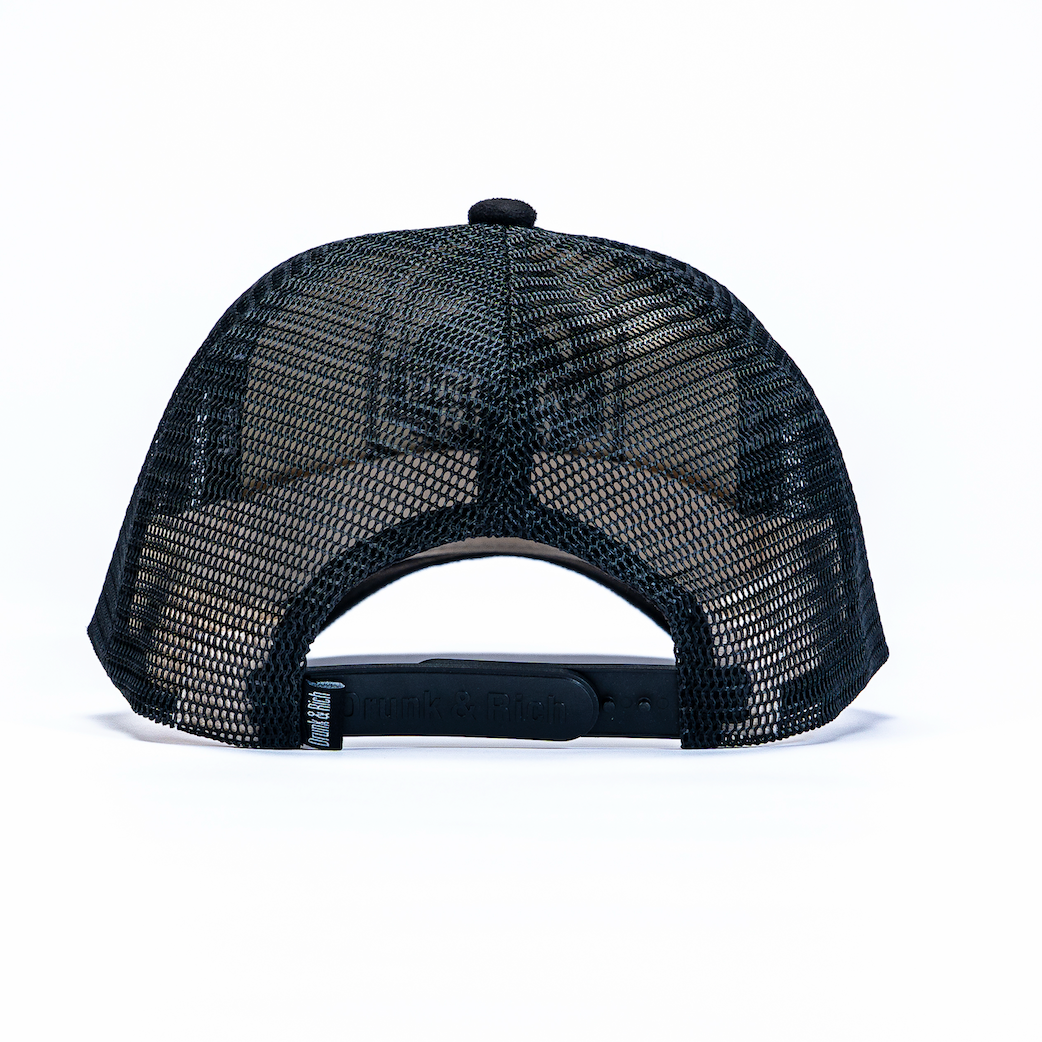 Ivory Noir Trucker Hat