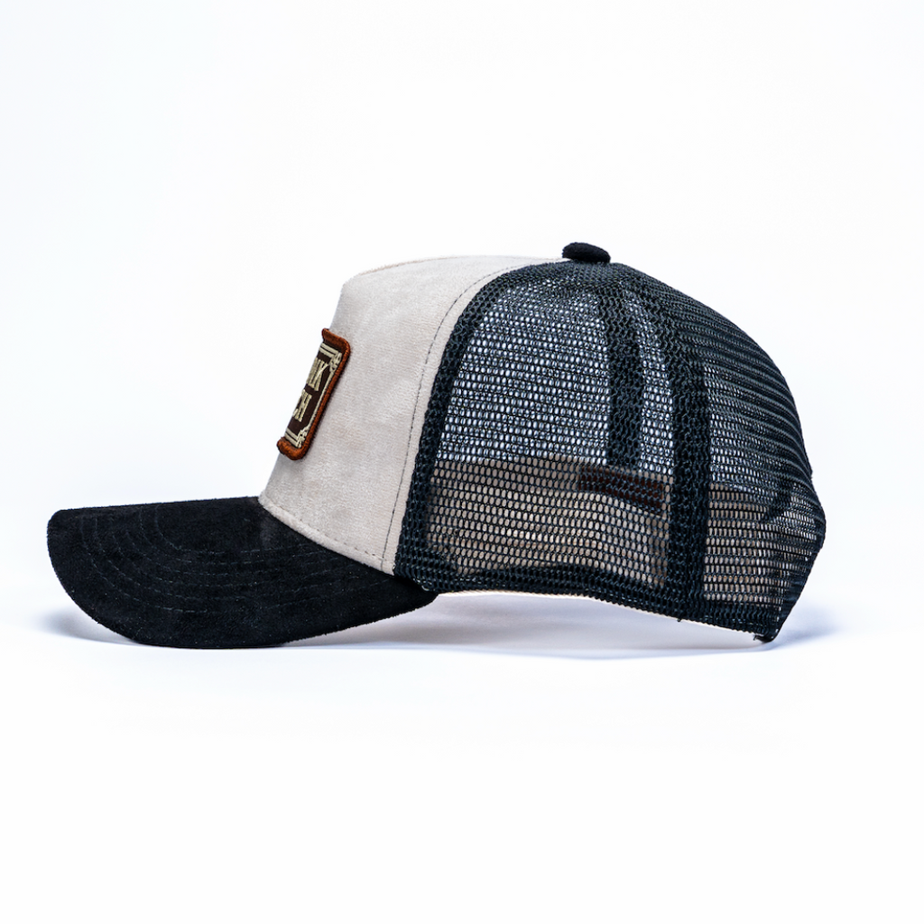 Ivory Noir Trucker Hat