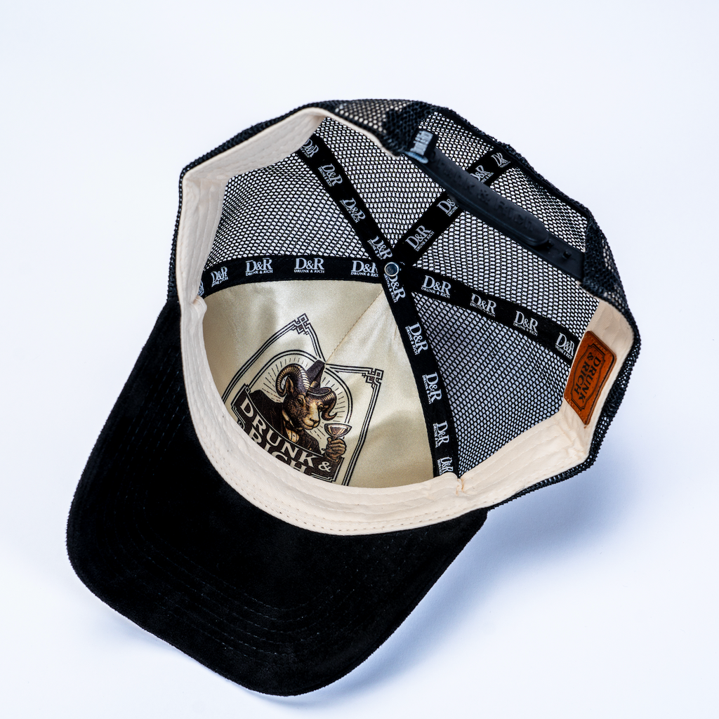Ivory Noir Trucker Hat