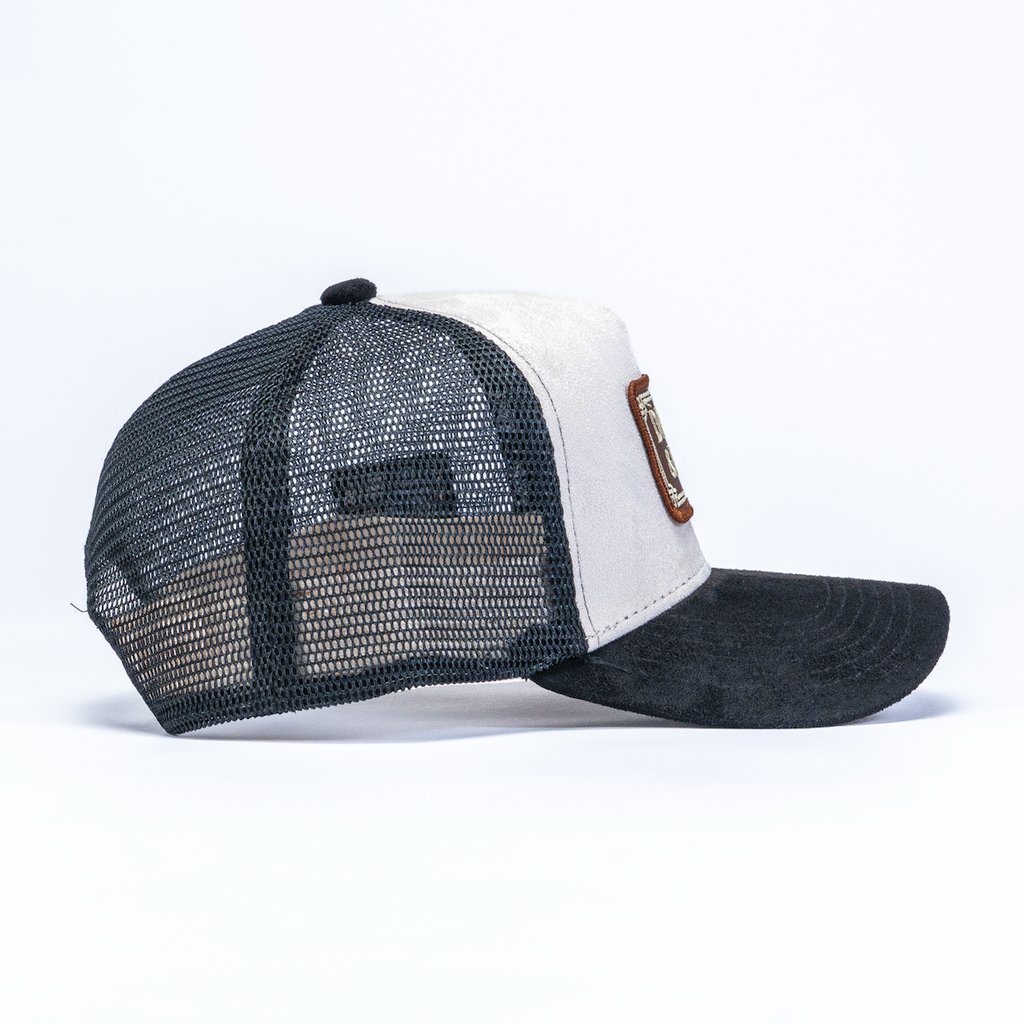 Ivory Noir Trucker Hat