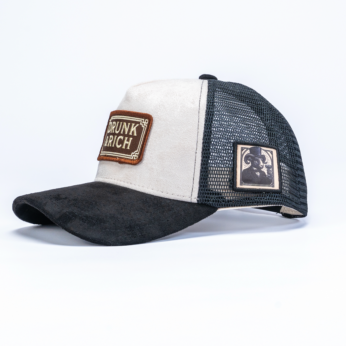 Ivory Noir Trucker Hat